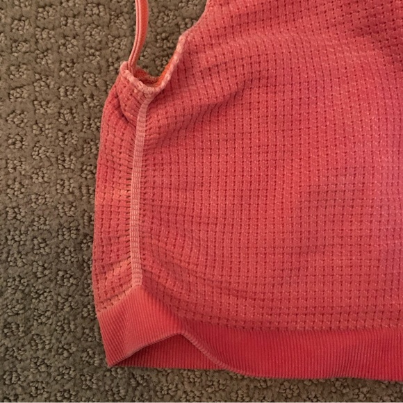 Urban Outfitters Red Orange Spaghetti Strap Fitted Tank Top — Low Back M/L - Picture 2 of 3